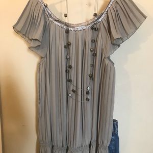 Taupe blouse